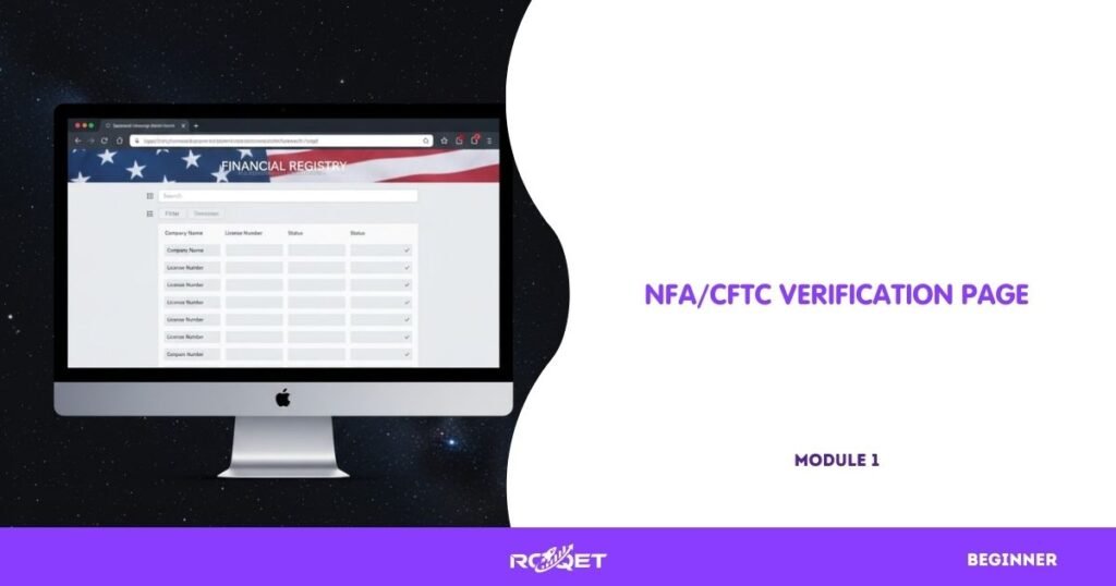 Platform: Web browser page showing US-style regulatory register interface
Key visible elements: filters, search bar, generic list result layout (no text)
Subtle USA symbolism (stars or flag colors)
Single scene, no split, no text